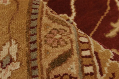 Ziegler Brown Hand Knotted 80 X 96 Area Rug 100-22032 Image 1