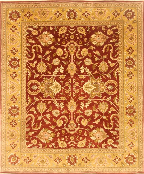Ziegler Brown Hand Knotted 80 X 96 Area Rug 100-22032 Image 0