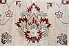 Pishavar Beige Hand Knotted 81 X 100  Area Rug 250-22065 Thumb 1