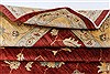 Pishavar Red Hand Knotted 82 X 98 Area Rug 250-22068 Thumb 10