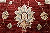 Pishavar Red Hand Knotted 82 X 98 Area Rug 250-22068 Thumb 1