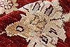 Pishavar Red Hand Knotted 82 X 98  Area Rug 250-22068 Thumb 4