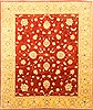 Pishavar Red Hand Knotted 82 X 98  Area Rug 250-22068 Thumb 0