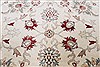 Pishavar Beige Hand Knotted 82 X 99  Area Rug 250-22076 Thumb 18