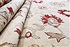 Pishavar Beige Hand Knotted 82 X 99  Area Rug 250-22076 Thumb 8
