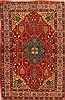 Tabriz Red Hand Knotted 35 X 50  Area Rug 100-22078 Thumb 0