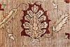 Pishavar Beige Hand Knotted 711 X 911 Area Rug 250-22079 Thumb 1
