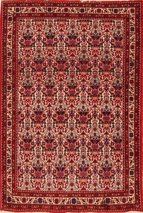 Abadeh Red Hand Knotted 35 X 51 Area Rug 100-22087 Image 0