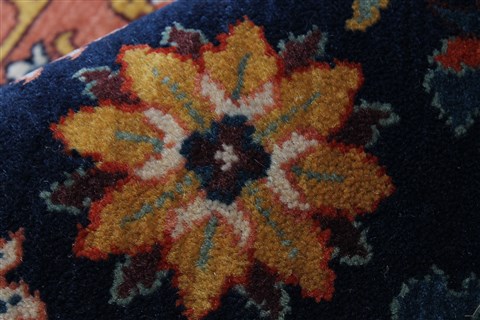 Bakhtiar Multicolor Hand Knotted 89 X 116 Area Rug 250-22094 Image 2