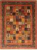 Bakhtiar Multicolor Hand Knotted 89 X 116  Area Rug 250-22094 Thumb 0
