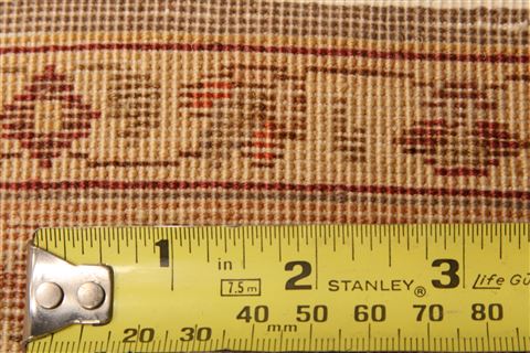 Tabriz Yellow Hand Knotted 33 X 411  Area Rug 253-22095 Image 15