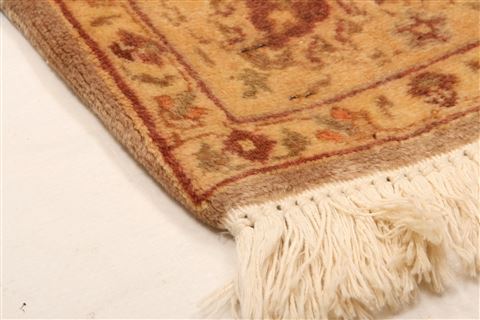 Tabriz Yellow Hand Knotted 33 X 411  Area Rug 253-22095 Image 20