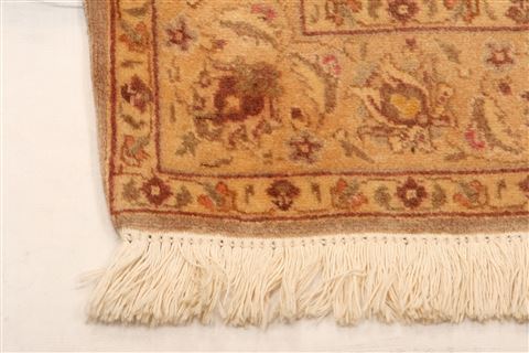 Tabriz Yellow Hand Knotted 33 X 411  Area Rug 253-22095 Image 2