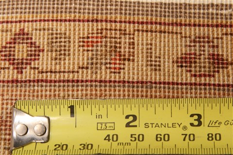 Tabriz Yellow Hand Knotted 33 X 411  Area Rug 253-22095 Image 16