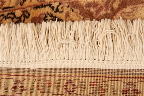 Tabriz Yellow Hand Knotted 33 X 411  Area Rug 253-22095 Image 17