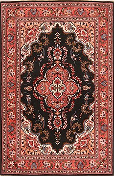 Tabriz Red Hand Knotted 3'4" X 5'3"  Area Rug 100-22097