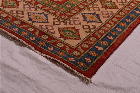Heriz Red Hand Knotted 84 X 99 Area Rug 100-22098 Image 6