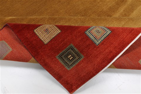 Gabbeh Brown Hand Knotted 811 X 1111 Area Rug 250-22101 Image 1