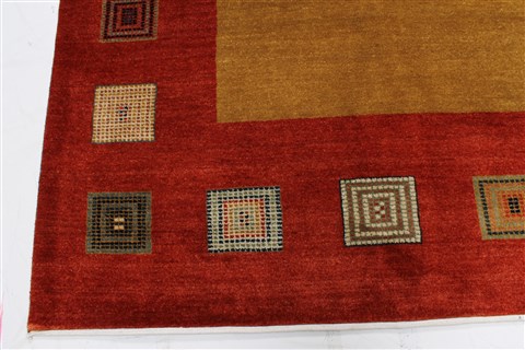Gabbeh Brown Hand Knotted 811 X 1111 Area Rug 250-22101 Image 7