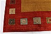 Gabbeh Brown Hand Knotted 811 X 1111  Area Rug 250-22101 Thumb 7