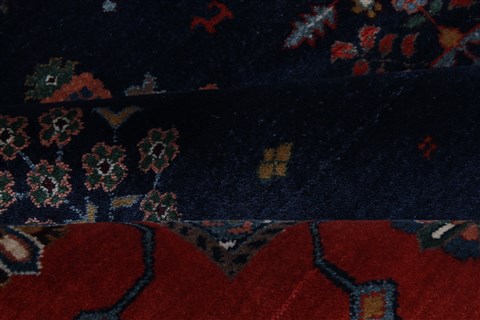 Gabbeh Blue Hand Knotted 89 X 119 Area Rug 250-22102 Image 10