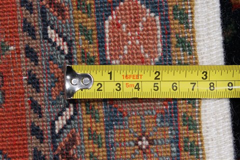 Gabbeh Blue Hand Knotted 89 X 119 Area Rug 250-22102 Image 12
