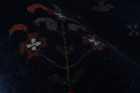 Gabbeh Blue Hand Knotted 89 X 119 Area Rug 250-22102 Image 1