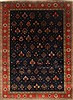 Gabbeh Blue Hand Knotted 89 X 119  Area Rug 250-22102 Thumb 0