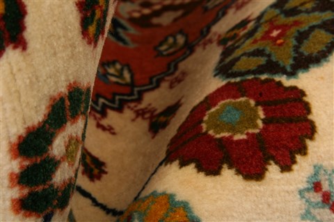 Abadeh Brown Hand Knotted 33 X 410 Area Rug 100-22108 Image 3