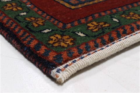 Gabbeh Red Hand Knotted 811 X 116 Area Rug 250-22124 Image 5