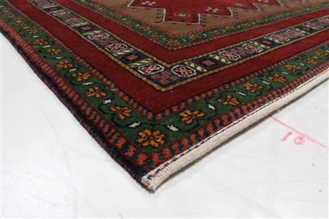 Gabbeh Red Hand Knotted 811 X 116 Area Rug 250-22124 Image 6
