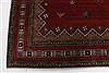 Gabbeh Red Hand Knotted 811 X 116  Area Rug 250-22124 Thumb 4
