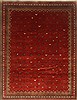 Gabbeh Red Hand Knotted 811 X 116 Area Rug 250-22124 Thumb 0