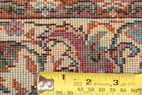 Tabriz Blue Hand Knotted 211 X 411  Area Rug 253-22128 Image 12