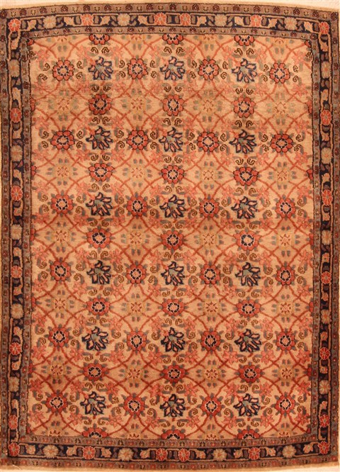 Varamin Brown Hand Knotted 36 X 410  Area Rug 100-22140 Image 0