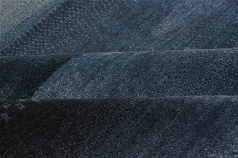 Gabbeh Blue Hand Knotted 91 X 1111 Area Rug 250-22141 Image 14