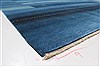 Gabbeh Blue Hand Knotted 91 X 1111  Area Rug 250-22141 Thumb 6