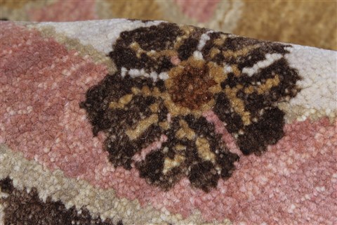 Modern Brown Hand Knotted 83 X 112  Area Rug 250-22144 Image 8