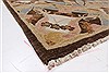 Modern Brown Hand Knotted 83 X 112  Area Rug 250-22144 Thumb 6