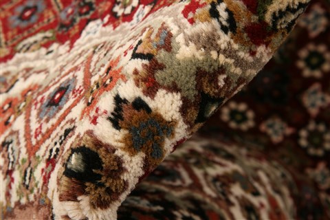 Tabriz Red Hand Knotted 210 X 51  Area Rug 253-22150 Image 3