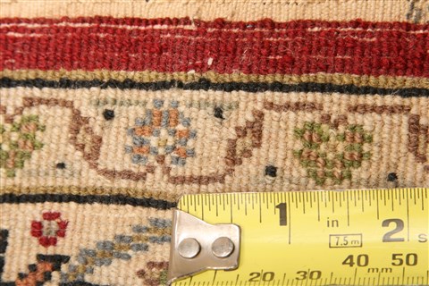 Tabriz Red Hand Knotted 210 X 51  Area Rug 253-22150 Image 7