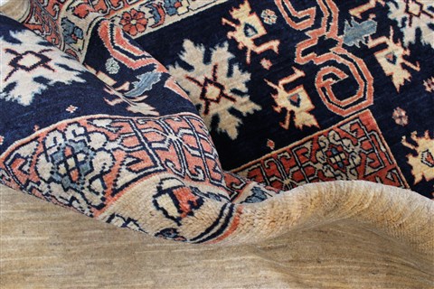 Gabbeh Beige Hand Knotted 80 X 112 Area Rug 250-22153 Image 13