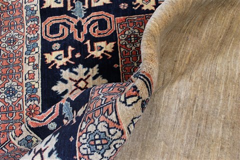 Gabbeh Beige Hand Knotted 80 X 112 Area Rug 250-22153 Image 14