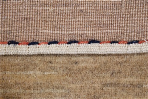 Gabbeh Beige Hand Knotted 80 X 112 Area Rug 250-22153 Image 21