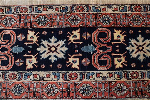 Gabbeh Beige Hand Knotted 80 X 112 Area Rug 250-22153 Image 2