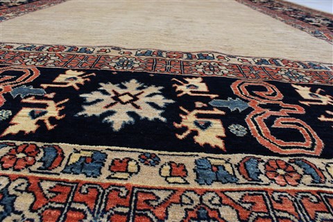 Gabbeh Beige Hand Knotted 80 X 112 Area Rug 250-22153 Image 3