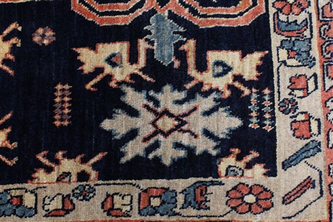 Gabbeh Beige Hand Knotted 80 X 112 Area Rug 250-22153 Image 8