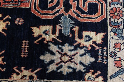 Gabbeh Beige Hand Knotted 80 X 112 Area Rug 250-22153 Image 9
