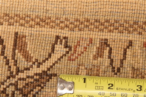 Kerman Beige Hand Knotted 31 X 55 Area Rug 100-22166 Image 14