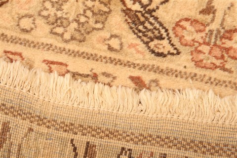 Kerman Beige Hand Knotted 31 X 55 Area Rug 100-22166 Image 15
